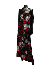 画像をギャラリービューアに読み込む, 五線譜にダリア 着物 Black × Red