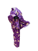 Load image into Gallery viewer, Metallic Dahlia Kimono + Obi Set 2025 Dinner Show Plan (Limited Express Tailoring, 5-year warranty included) Purple