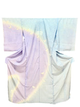 Load image into Gallery viewer, How to take roses and butterflies, kimono 2025 Dinner Show plan (express tailoring, 5-year warranty included) Blue x White