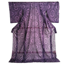 Load image into Gallery viewer, Flower-shaped butterfly kimono + obi set 2025 Dinner Show plan (express tailoring, 5-year warranty included) Purple