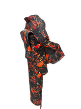 画像をギャラリービューアに読み込む, 金継ぎ蝶 着物+帯 セット 2025DinnerShowプラン(特急仕立て・5年保証込み)Black x Blue