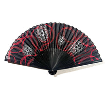 画像をギャラリービューアに読み込む, Y グッズ - 扇子 五線譜にダリア

