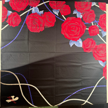 画像をギャラリービューアに読み込む, Y グッズ - 風呂敷(大) パール薔薇
