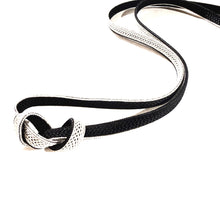 画像をギャラリービューアに読み込む, Y 帯締め - 四分紐 平帯締め black × silver
