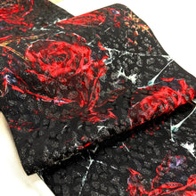 画像をギャラリービューアに読み込む, クリスタルローズ　帯　Black × Red
