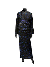 Load image into Gallery viewer, Crystal Rose Kimono + Obi Set 2025 Dinner Show Plan (Limited Express Tailoring, 5-year warranty included) black × red
