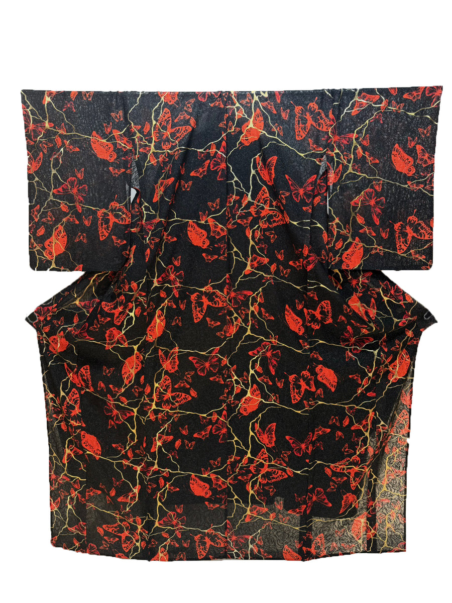 Butterfly Kintsugi YOSHIKIMONO Kimono Kintsugi Butterfly