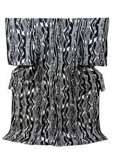 画像をギャラリービューアに読み込む, ツイストツリー　着物＋帯 セット Black × gray
