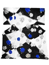 画像をギャラリービューアに読み込む, 裂取薔薇　着物＋帯　セット　YOSHIKI CLASSICAL 2026プラン Black X White (Blue rose)
