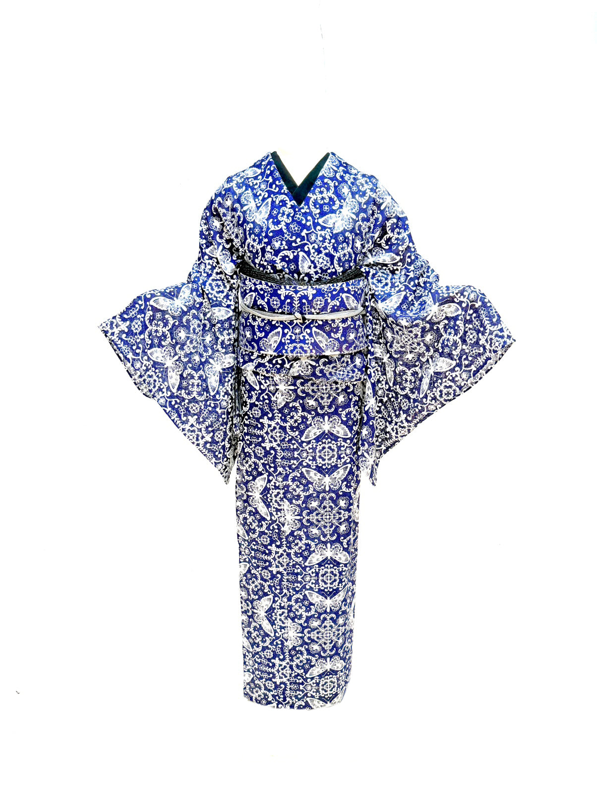 YOSHIKIMONO 花形蝶 着物＋帯 セット