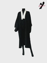 Load and play video in Gallery viewer, Crystal Rose Kimono + Obi Set 2025 Dinner Show Plan (Limited Express Tailoring, 5-year warranty included) black × red
