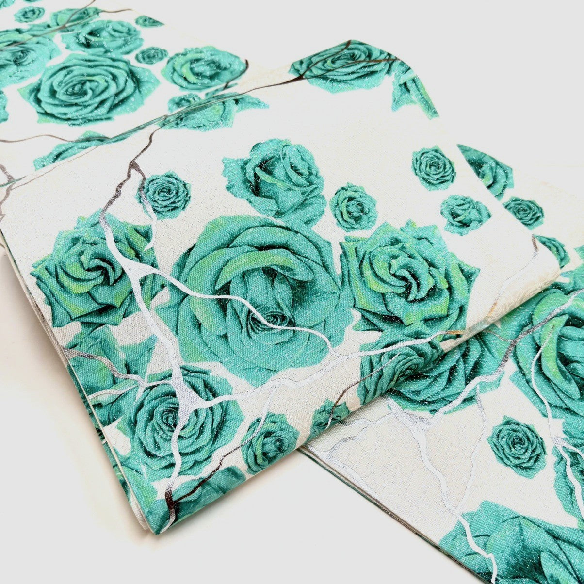 YOSHIKIMONO 帯 金継ぎバラ