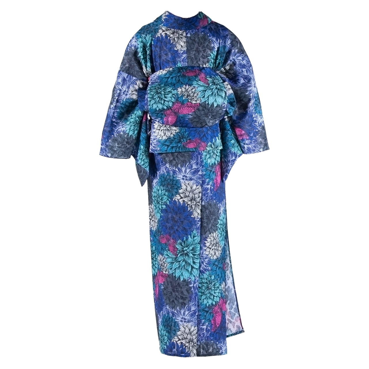 YOSHIKIMONO KIMONO ダリアに蝶-セット-