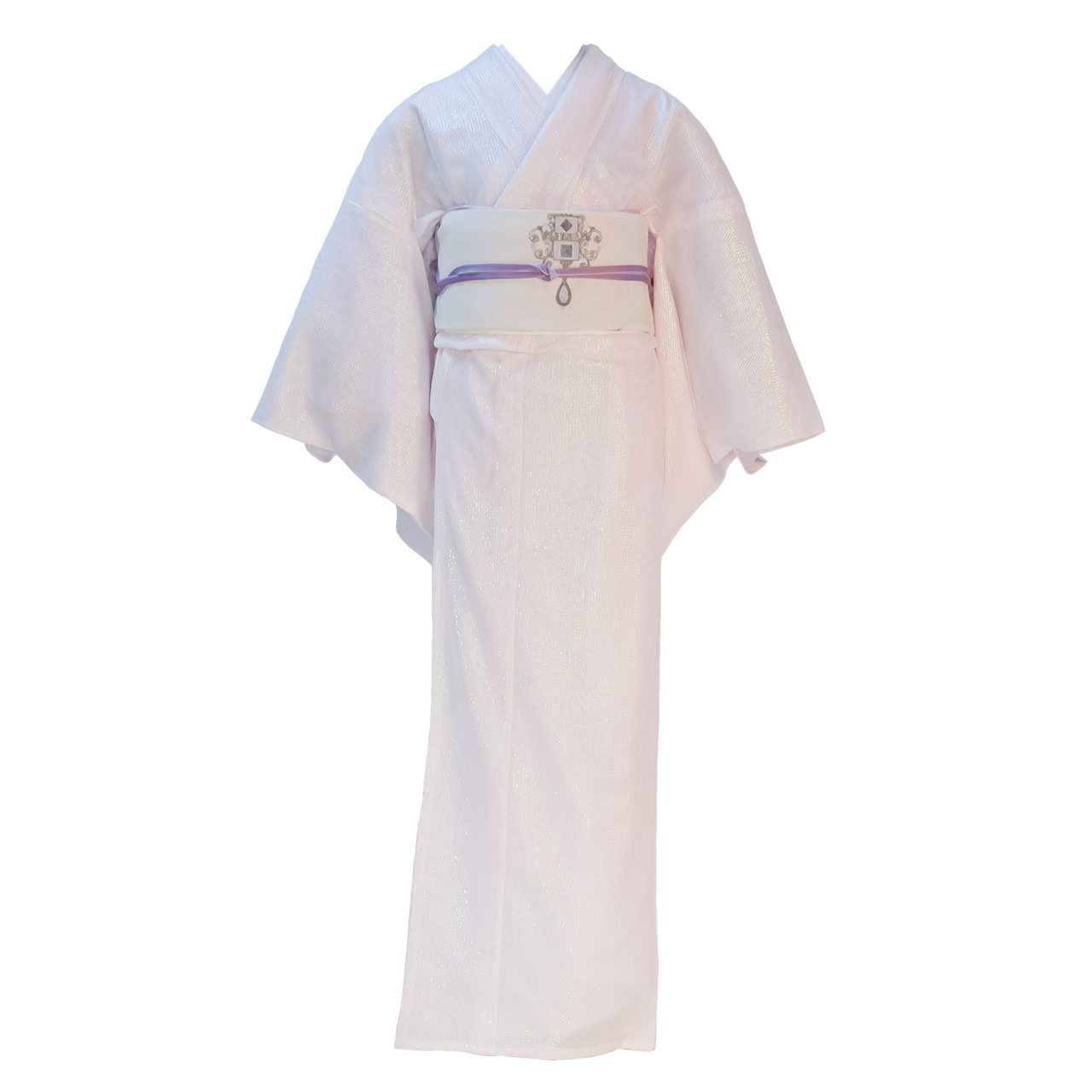 YOSHIKIMONO KIMONO ピンクパールレース-セット- 